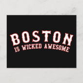 Boston is Geweldige van het schuitje Briefkaart (Voorkant)