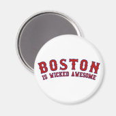 Boston is Geweldige van het schuitje Magneet (Voorkant / Achterkant)