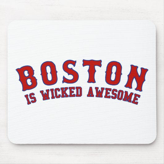 Boston is Geweldige van het schuitje Muismat (Voorkant)