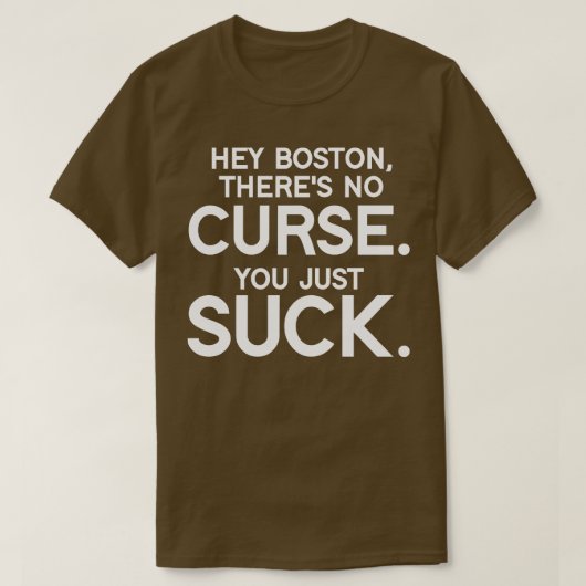 Boston is klote t-shirt (Design voorkant)
