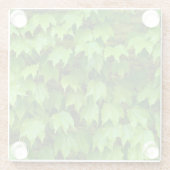 Boston Ivy Glazen Onderzetter (Achterkant)