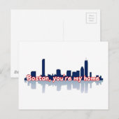Boston Je bent mijn thuis Briefkaart (Voorkant / Achterkant)