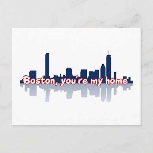 Boston Je bent mijn thuis Briefkaart (Voorkant)
