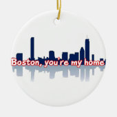 Boston Je bent mijn thuis Keramisch Ornament (Voorkant)