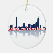 Boston Je bent mijn thuis Keramisch Ornament (Links)
