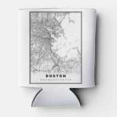 Boston Kaart Blikjeskoeler (Voorkant)