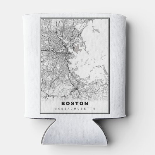 Boston Kaart Blikjeskoeler (Achterkant)