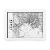 Boston Kaart Magneet (Horizontaal)