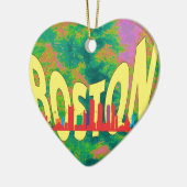 Boston Keramisch Ornament (Links)