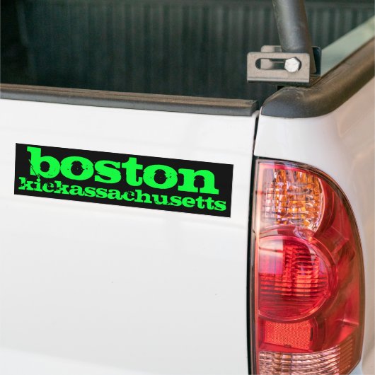 boston, kickassachusetts bumpersticker (Op Truck)