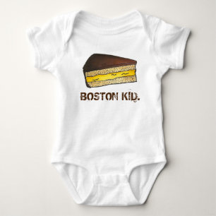 BOSTON KIND Cream Pie Slice Massachusetts Foodie Romper
