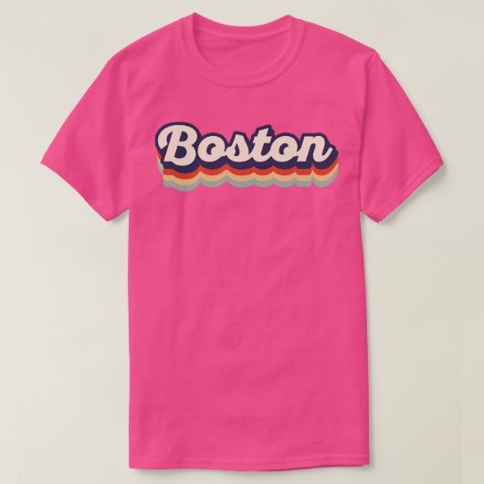 Boston Kleuren T-shirt (Design voorkant)