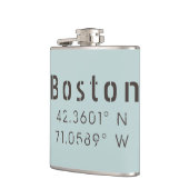 Boston Latitude Longitude Heupfles (Links)