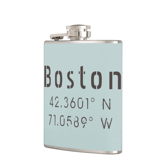 Boston Latitude Longitude Heupfles (Links)