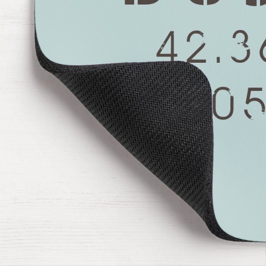 Boston Latitude Longitude Muismat (Hoek)