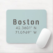 Boston Latitude Longitude Muismat (Met muis)