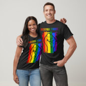 Boston LGBT Pride Month LGBTQ Rainbow Flag Gay Les T-shirt (Unisex)