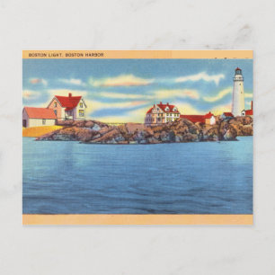 Boston Light, Boston Harbour Briefkaart