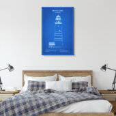 Boston Light Lighthouse - Massachusetts – AD Canvas Afdruk (Insitu (Slaapkamer))