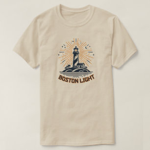 Boston Light Lighthouse Zonsopgang T-shirt
