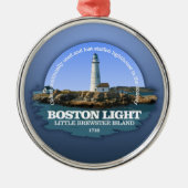 Boston Light Metalen Ornament (Voorkant)