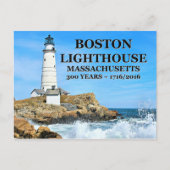 Boston Lighthouse, Massachusetts Briefkaart (Voorkant)