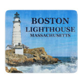 Boston Lighthouse, Massachusetts Cutting Board Snijplank (Voorkant)