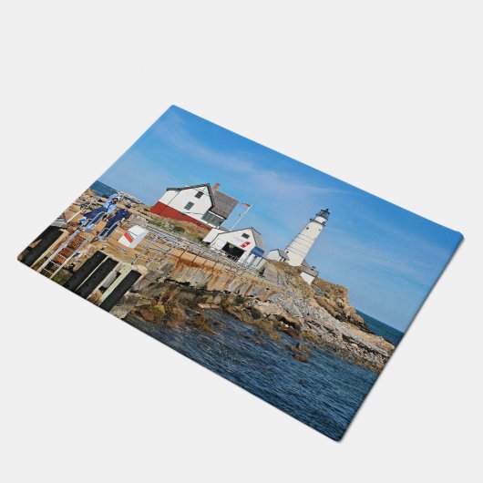 Boston Lighthouse, Massachusetts door Mat (Schuin)