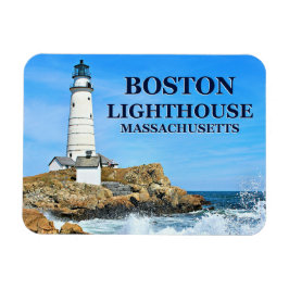 Boston Lighthouse, Massachusetts Flex Magnet Magneet