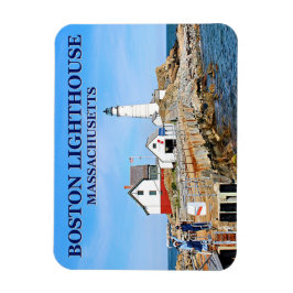 Boston Lighthouse, Massachusetts Flex Magnet Magneet