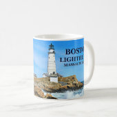 Boston Lighthouse, Massachusetts Koffiemok (Voorkant rechts)