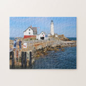 Boston Lighthouse, Massachusetts Legpuzzel (Horizontaal)