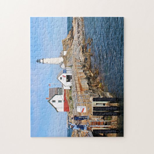 Boston Lighthouse, Massachusetts Legpuzzel (Verticaal)