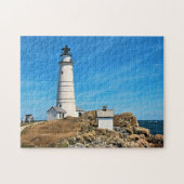 Boston Lighthouse, Massachusetts Legpuzzel (Horizontaal)
