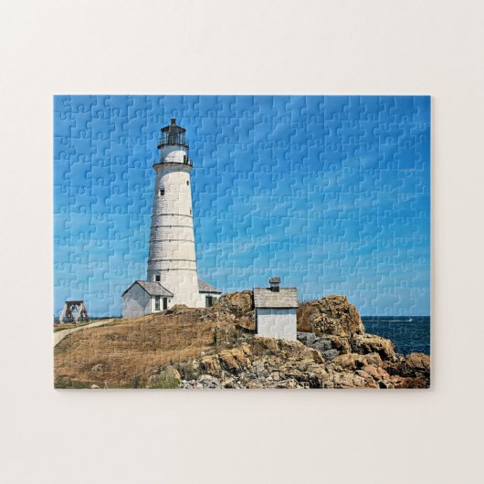 Boston Lighthouse, Massachusetts Legpuzzel (Horizontaal)