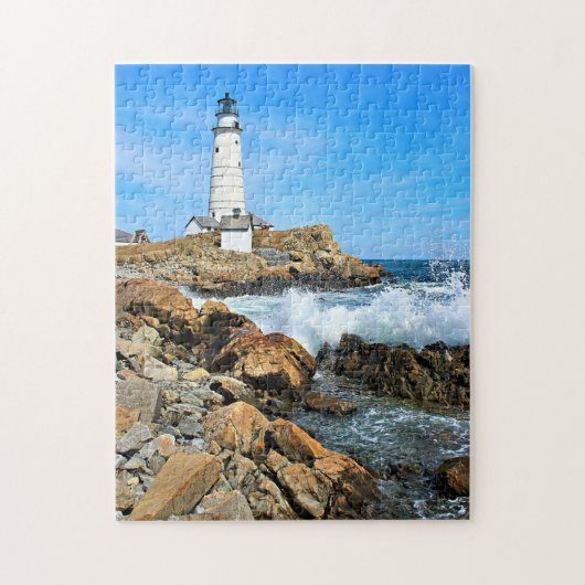 Boston Lighthouse, Massachusetts Legpuzzel (Verticaal)