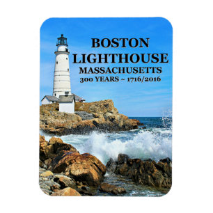 Boston Lighthouse, Massachusetts Magneet