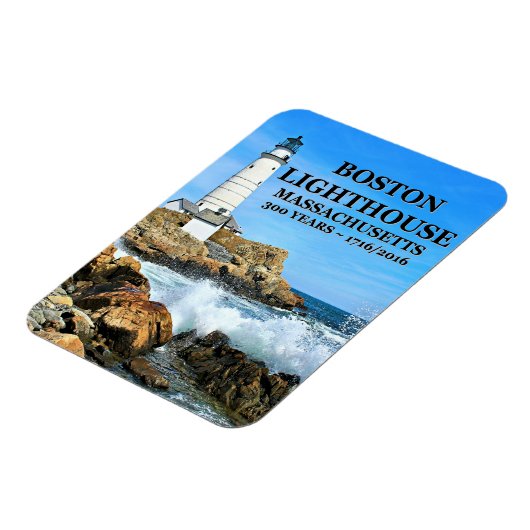 Boston Lighthouse, Massachusetts Magneet (Linkerzijde)