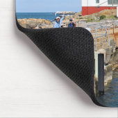 Boston Lighthouse, Massachusetts Mousepad Muismat (Hoek)