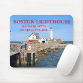 Boston Lighthouse, Massachusetts Muismat (Met muis)