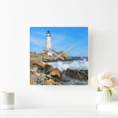 Boston Lighthouse, Massachusetts Vierkante Klok (Huis)