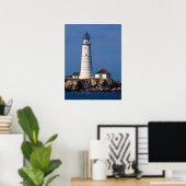 Boston Lighthouse Poster (Thuiskantoor)