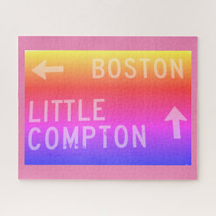 Boston, Little Compton, RI Regenboog Bord Legpuzzel