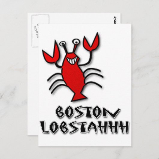 Boston Lobsta hhh Briefkaart (Voorkant / Achterkant)