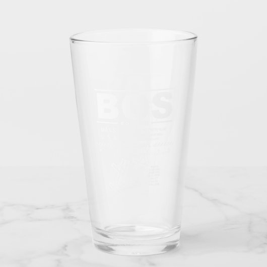 Boston Logan Int'l Airport BOS Glas (Voorkant)
