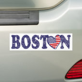 Boston Love Bumpersticker (Op auto)