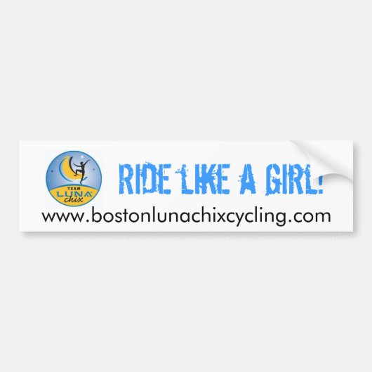 Boston LUNA Chix Bumpersticker (Voorkant)