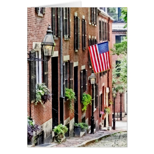 Boston MA - Acorn Street (Voorkant)