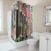 Boston MA - Acorn Street Douchegordijn (In situ)