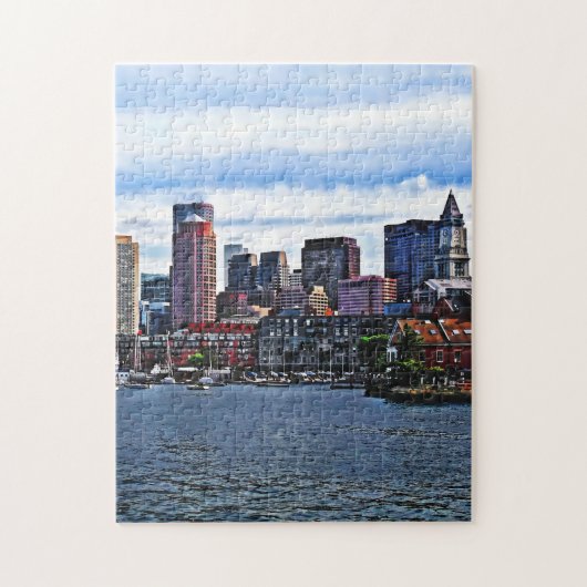 Boston MA - Binnenhaven Legpuzzel (Verticaal)